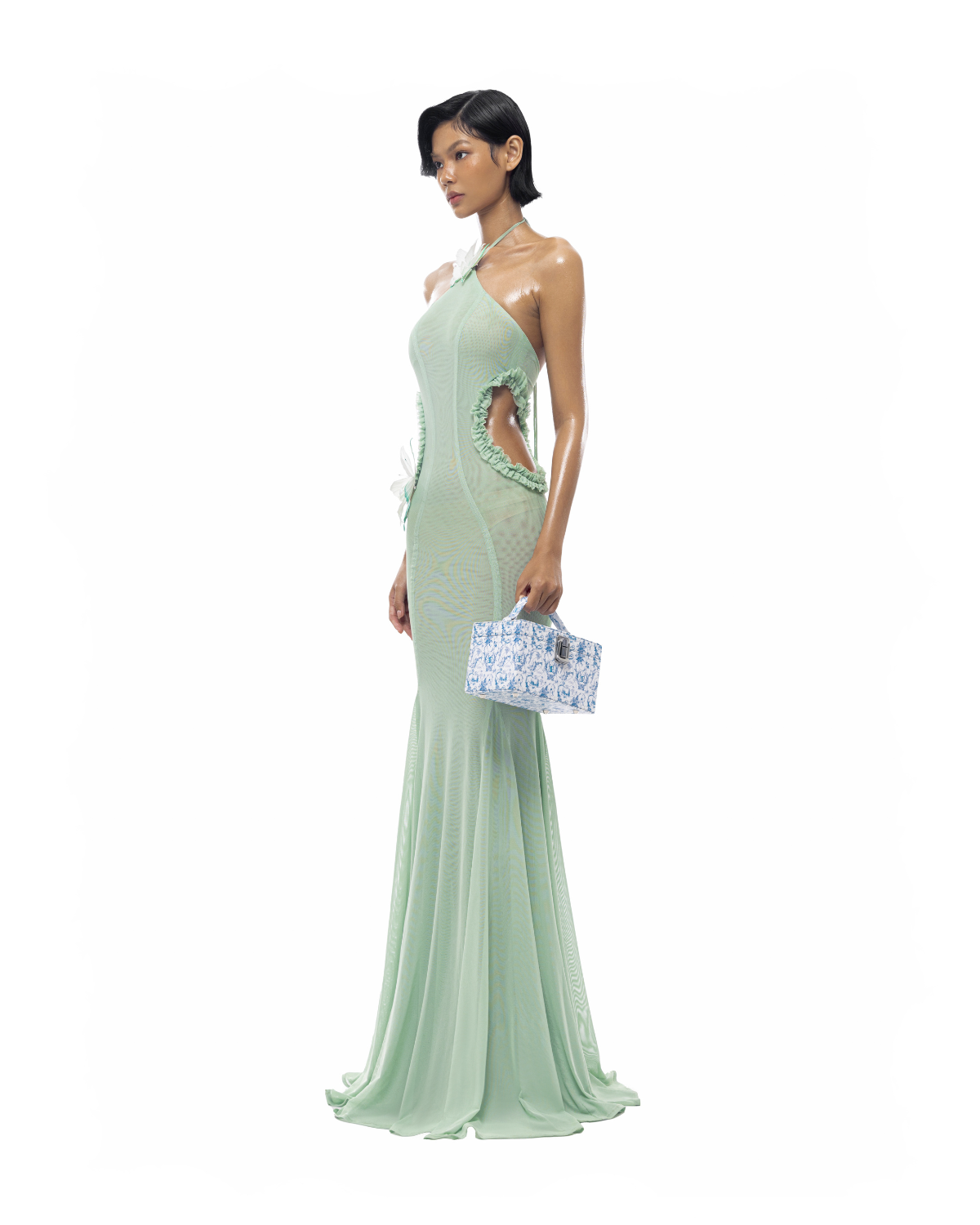 Darya Dress - Green HUELLEYROSE ONE MEMBER LIMITED LIADBILITY COMPANY (Co., Ltd.) Darya Dress - Green HUELLEYROSE ONE MEMBER LIMITED LIADBILITY COMPANY (Co., Ltd.)