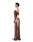 Natalie Dress - Brown