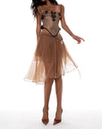 Lou Skirt with Sea Shell Belt