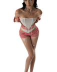 Monica Mesh Corset & Chiara Underbust Top - Buy Together