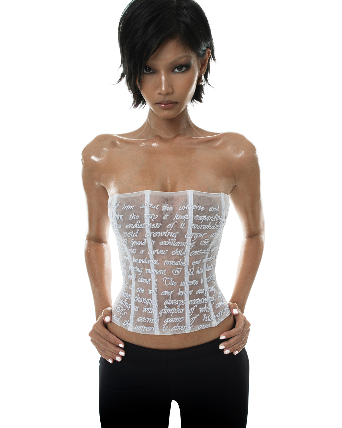 Zaelia Corset - White