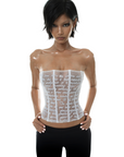 Zaelia Corset - White