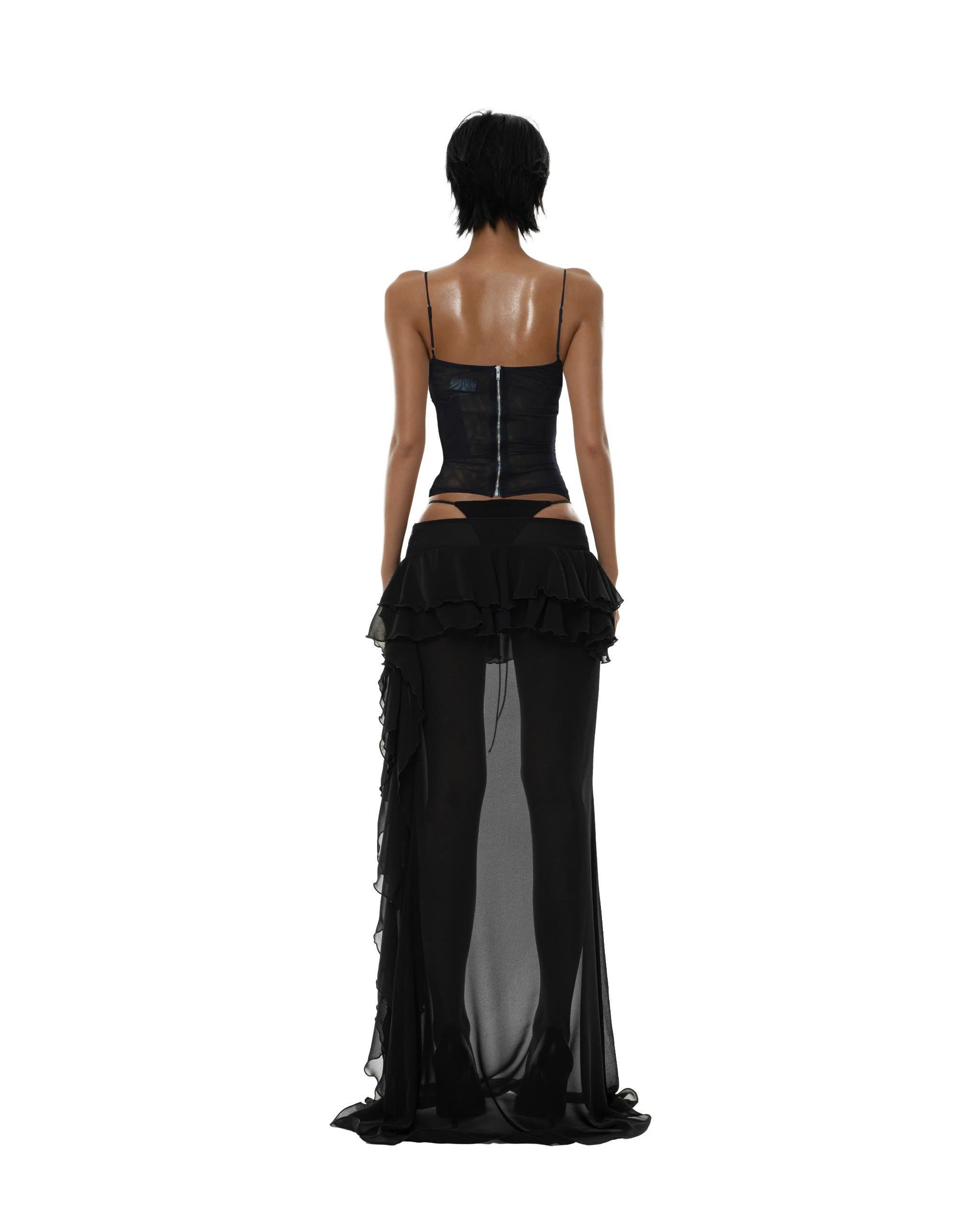 YILON Ange ballerina tops ブラック Ange ballerina tops – YILON