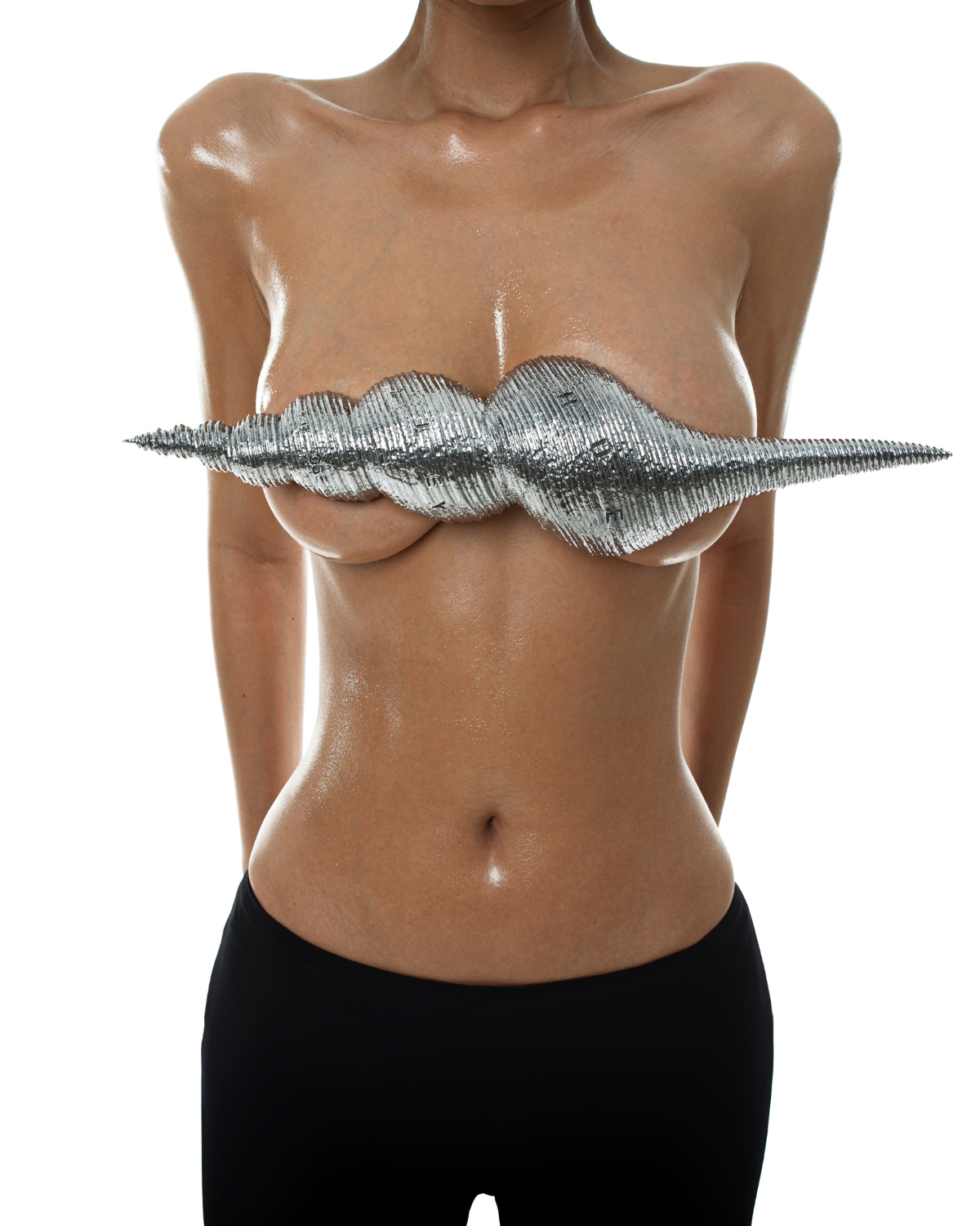 Lorelei 3D Printed Top - Silver