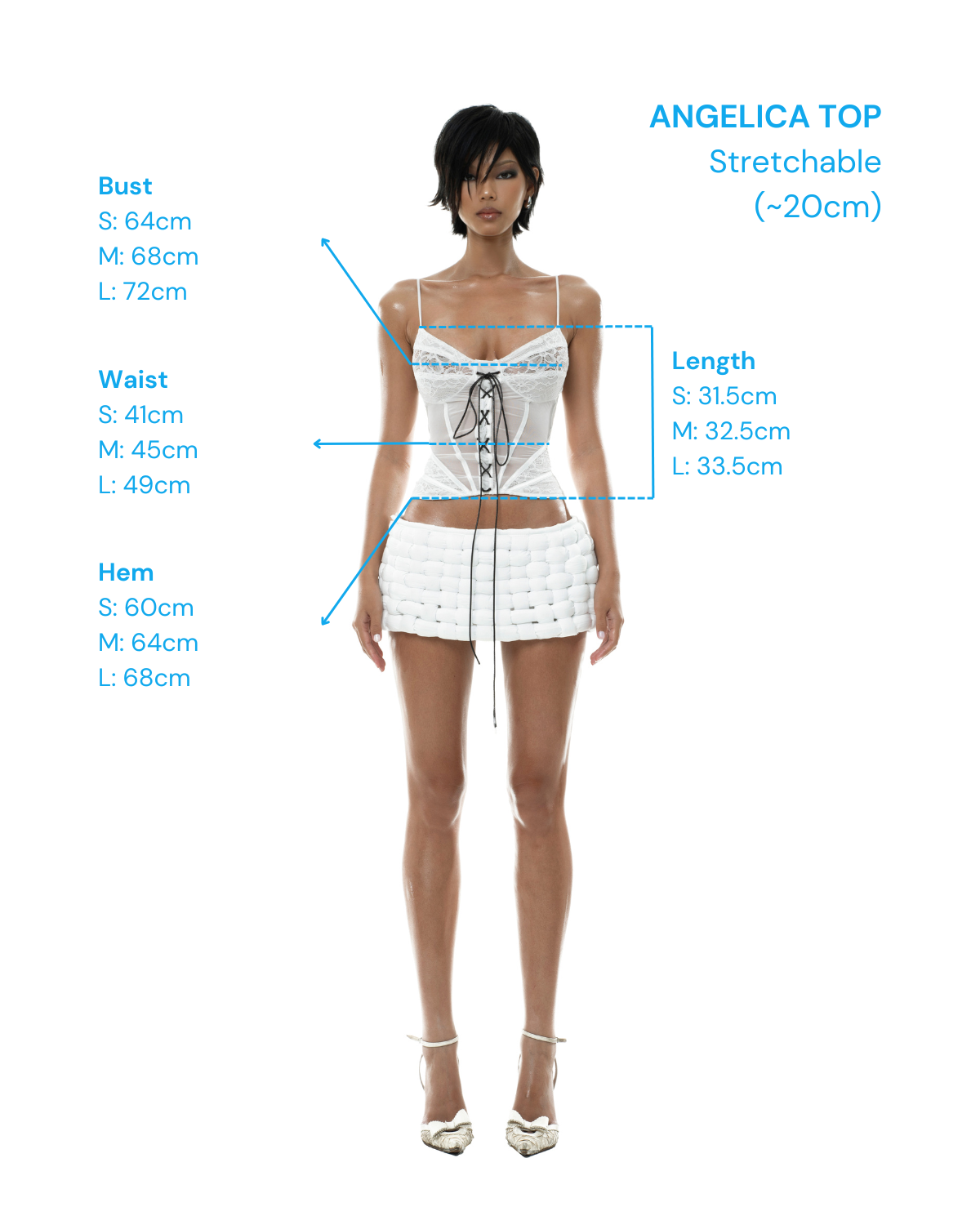 Angelica Top - White