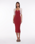 BURN 001 DRESS - RED