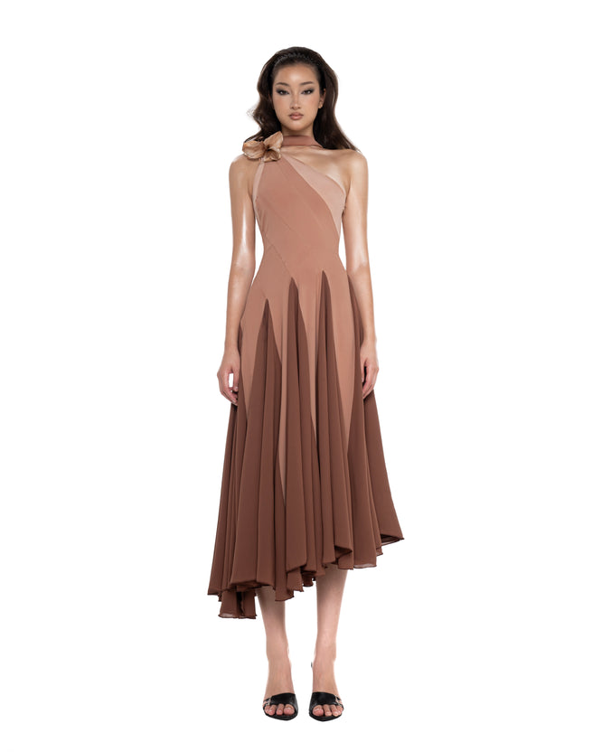 Huelleyrose Charlotte Dress-Green